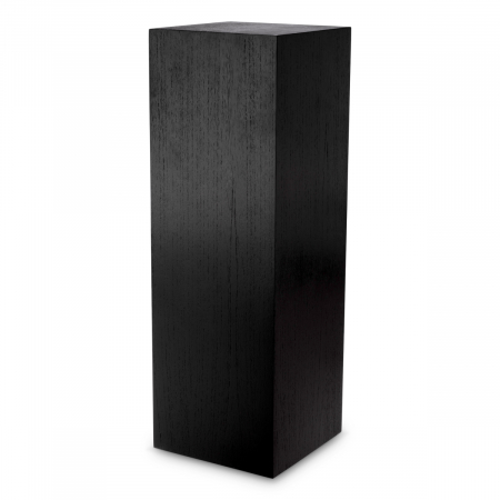 Postamente - Postament Grant L furnir negru, Dims: L. 40 | W. 40 | H. 120  (CM)