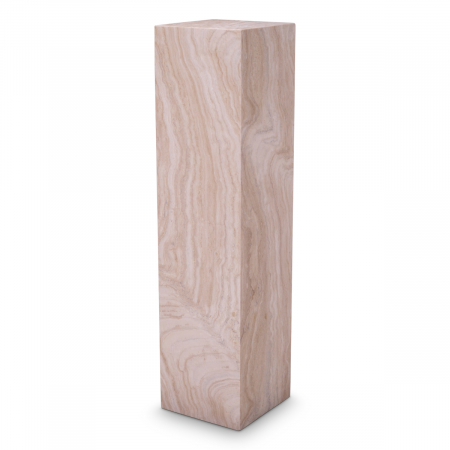 Postamente - Postament Lucca L travertin, Dims: L. 30 | W. 30 | H. 120  (CM)