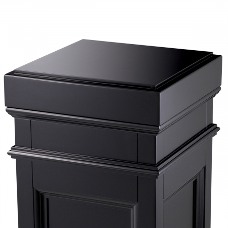 Postament Marceau finisaj negru cerat, Dims: L. 44 | W. 44 | H. 103  (CM) [2]