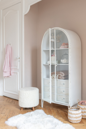 SALE % - Pouf, Sheep, Alb