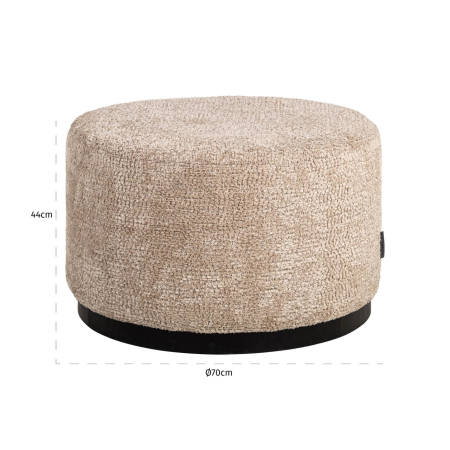 Pouffe & Footstool Kindal customized 70Ø [1]