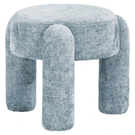 LIVING - Puf Holly light blue chenille (Bergen 602 Light blue Chenille)
