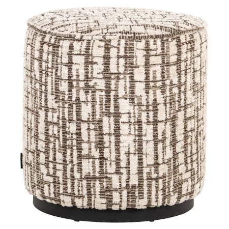 Import - Puf Lexie 45Ø (Dalia 11 crem), Dims: 47.0 x 45.0 x 45.0 cm