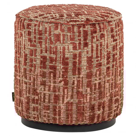 Import - Puf Lexie 45Ø (Dalia 511 Terra), Dims: 47.0 x 45.0 x 45.0 cm