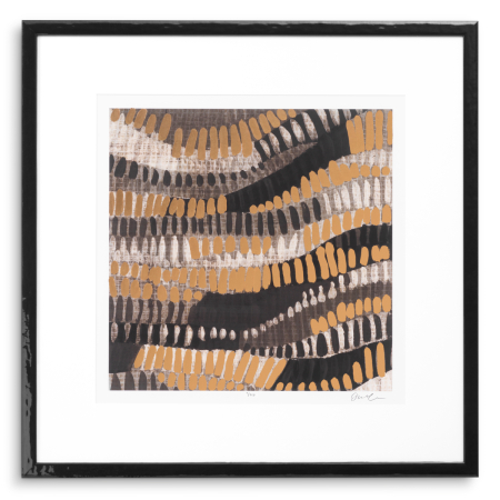 Print Metallic Undulation de June Erica Vess set de 2 |W. 74 | D. 5.5 | H. 74 cm | per frame [2]