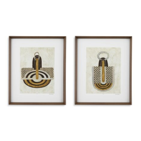Print Obiect de arta de Vanna Lam, Set de 2 |W. 74 | D. 6 | H. 89 cm | per frame [4]