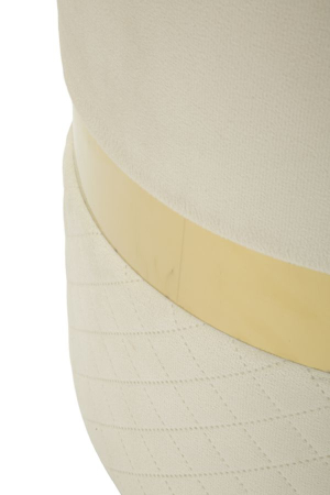Puf crem Sheffield, 2 buc. cm ø 37x42-28x35 [4]
