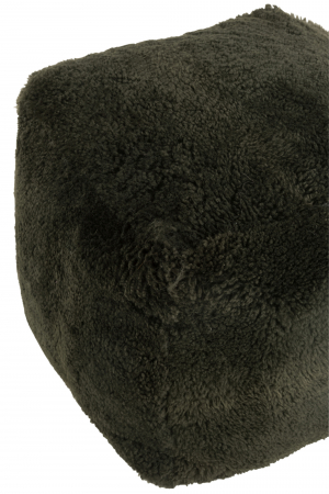 Puf Sheepskin , Textil, Verde, 45x45x40 cm [1]