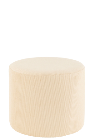 SALE % - Puf Stripes, Velvet Crem
