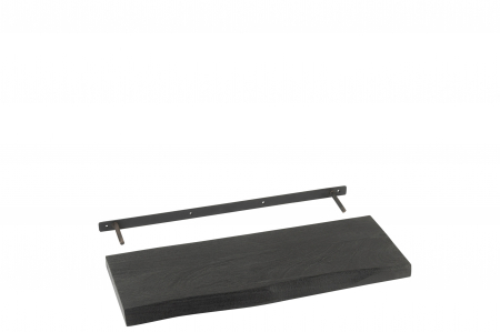 Raft Gerard, Lemn, Negru, 70x25x3.5 cm [1]