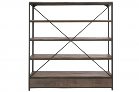 Raft, Lemn, Alb, 180x45.5x190 cm [4]