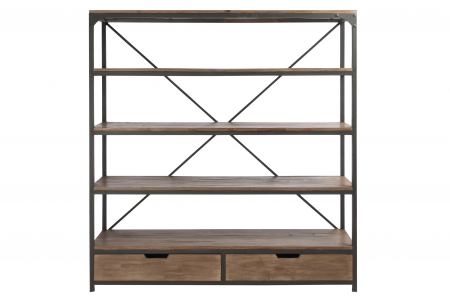 Raft, Lemn, Alb, 180x45.5x190 cm [2]