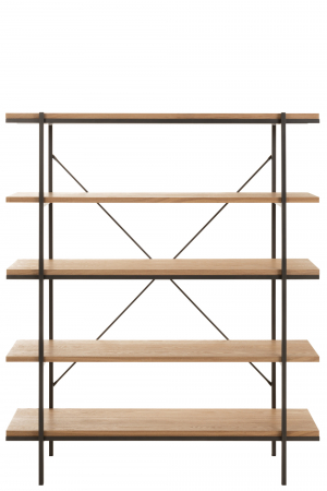 Raft, Lemn, Natural, 140x38x166 cm [1]