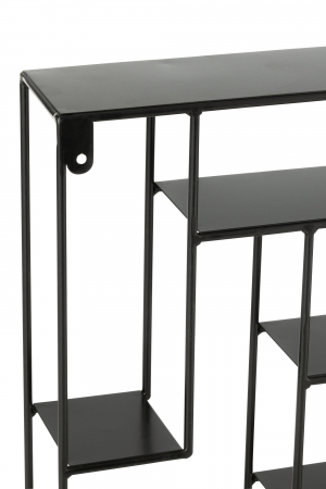 Raft Maranta, Metal, Negru, 80x11.5x80 [7]