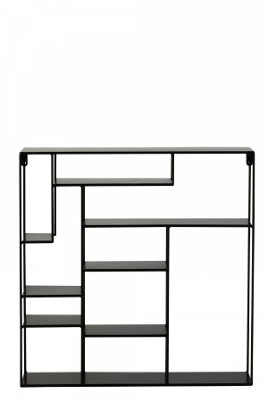 Raft Maranta, Metal, Negru, 80x11.5x80 [4]