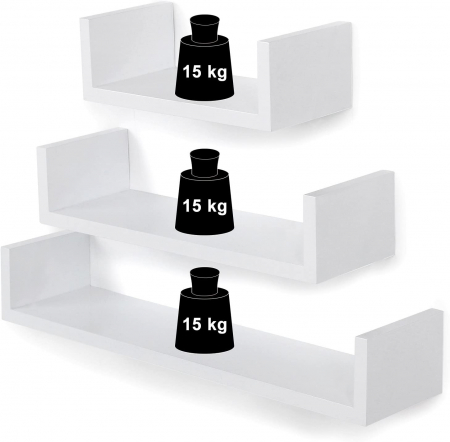Raft MDF, SONGMICS, 60x15x10cm [2]