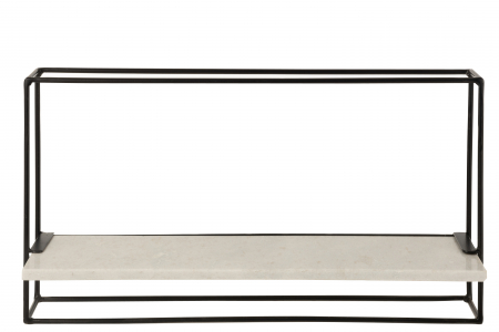 Raft, Metal, Alb, 15.5x65x35 cm [1]