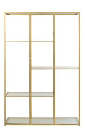 Raft metal/sticla auriu [3]