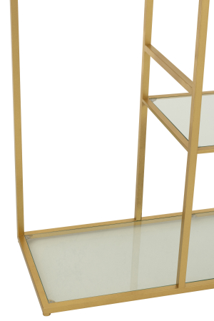 Raft metal/sticla auriu [4]