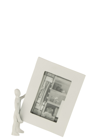 SALE % - Rama foto , Aluminiu, Alb , 18x25x7