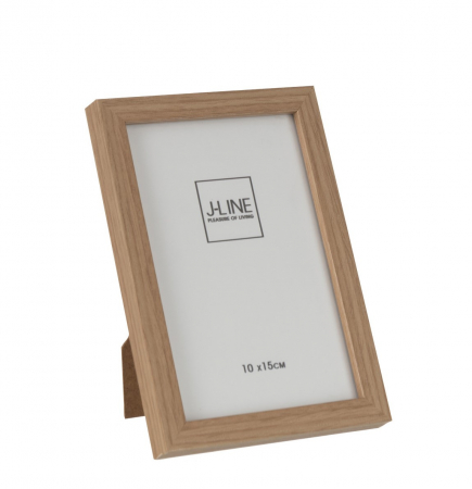 SALE % - Rama foto Basic, Lemn, Natural, 12x1.5x17 cm