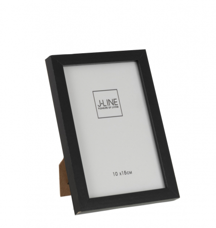 SALE % - Rama foto Basic, Lemn, Negru, 17x1.5x12 cm