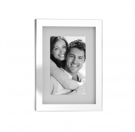 Rama foto Ben, Sticla/Placat cu argint/Zinc, Argintiu, 22.30x1.50x27.30 cm [1]