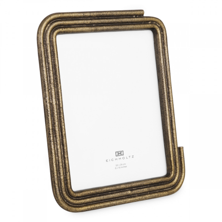 SALE % - Ramă foto, Brescia L, finisaj din alamă cu aspect vintage, Dims: L. 30 | W. 26 | D. 7  (CM)