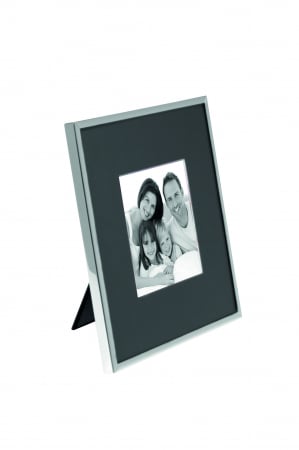 SALE % - Rama foto COLLIN, Otel/Sticla, Gri/Argintiu, 23.2x23.2 cm