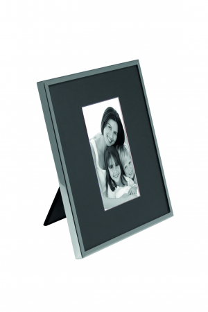 SALE % - Rama foto COLLIN, Otel/Sticla, Gri/Argintiu, 23.2x23.2 cm