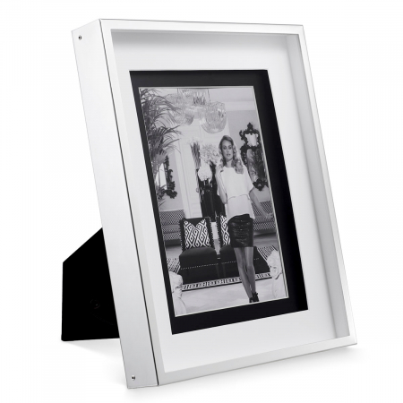 Rame foto - Ramă foto, Gramercy L finisaj argintiu, Dims: W. 20.5 | D. 4 | H. 26  (CM)