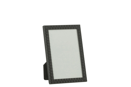 SALE % - Rama foto Hammered, Metal, Negru, 15x14x17.5 cm