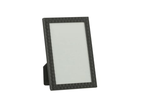SALE % - Rama foto Hammered, Metal, Negru, 15x22x26 cm