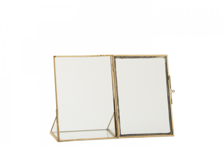 Rama foto Jewel, Metal, Auriu, 16x8x19.5 cm [1]