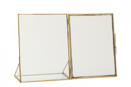 Rama foto Jewel, Metal, Auriu, 20x8x25.5 cm [1]