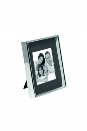 SALE % - Rama foto KIM, Otel/Sticla, Gri/Argintiu, 15.3x15.3 cm