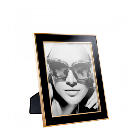 DECORATIUNI - Ramă foto, Lantana negru rose gold set de 6, L, Dims: W. 25 | D. 2 | H. 30.5  (CM)