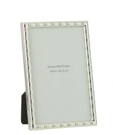 SALE % - Rama foto Lines, Metal, Argintiu, 9.5x10.5x15 cm
