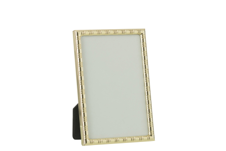 IN STOC - Rama foto Lines, Metal, Auriu, 15.5x20.5x24.5 cm
