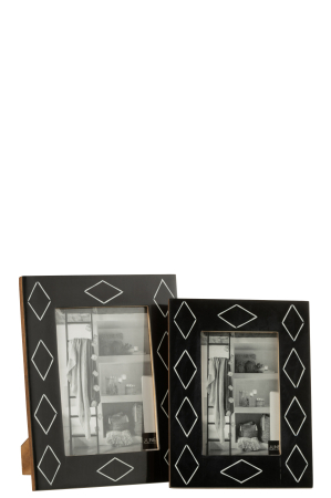 Rama foto , Material sintetic, Negru, 13x18x0.75 [3]