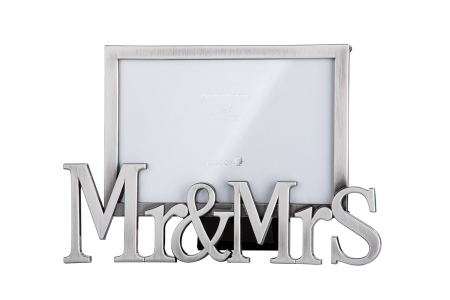 SALE % - Rama foto Mirrage, Metal, Argintiu, 9x21x14 cm