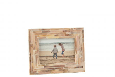 Rame foto - Rama foto Nuye (10x15 cm), Lemn, Bej, 22x17x3 cm