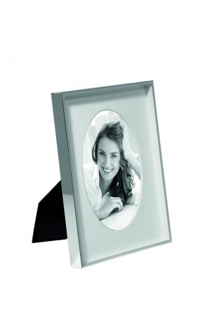 SALE % - Rama foto PIA, Otel/Sticla, Argintiu, 18.1x23.2 cm