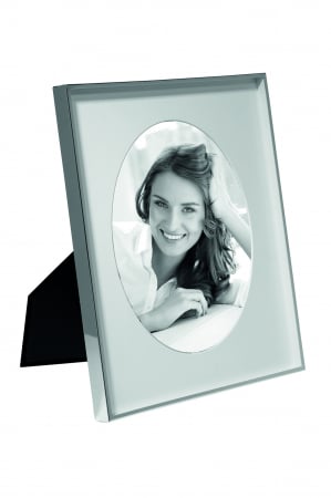 SALE % - Rama foto PIA, Otel/Sticla, Argintiu, 27.7x32.8 cm
