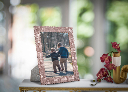 Rame foto - Rama foto Pinky, Rasina/Sticla, PURPLE, 30.7x25.7x1.9 cm