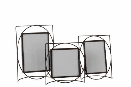 Rama foto Rec, Metal, Negru, 18x7x24.5 cm [2]