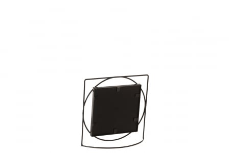 Rama foto Square, Metal, Negru, 18x6x17.5 cm [1]