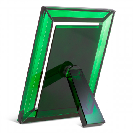 Ramă foto, Theory L, set de 2, sticlă de cristal verde  [2]