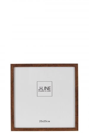 SALE % - Rama foto Wood, Lemn, Maro, 27x1.5x27 cm