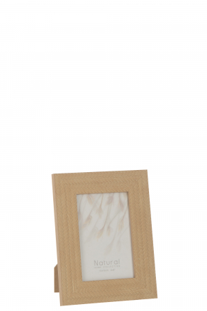 Rama foto Woven, Lemn, Bej, 16x4.5x21 cm [1]